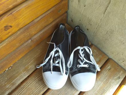 Tenisky jako nové - černé, vel. 35, 35