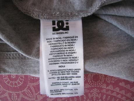 Dětské šedé tričko s potiskem dc, 152