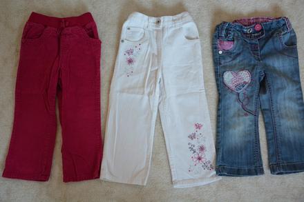 Rifle a manžestráky 2-3roky, cherokee,98