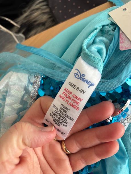 St1/ kostým šaty elza frozen - v.8/9 let,