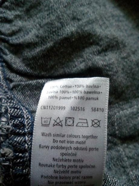 Riflová sukýnka zn.f&f,vel.74, f&f,74