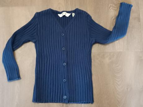 Dívčí modrý svetřík, zn. h&m, vel.92 (2 roky), h&m,92