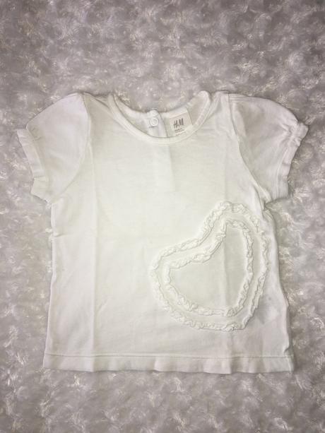 Bílé tričko h&m, h&m,68