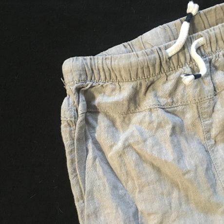 Vel. 86 lněné kalhoty s tkaničkou, 86