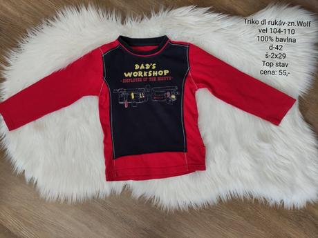 Triko-wolf,vel.104, wolf,104