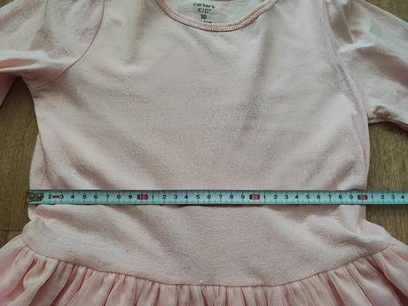 Světle růžové šaty, carter's,140