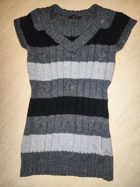 Teplé mini šaty luxero 164, 164