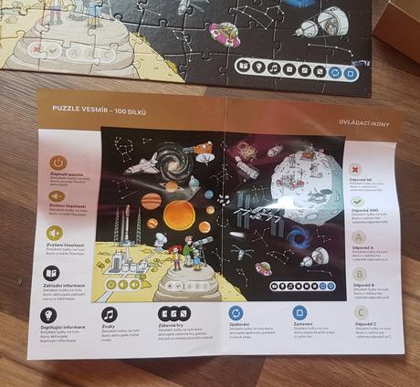 Vermír puzzle kouzelné čtení,