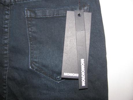 Elastické,trhané džíny - momokrom, 38