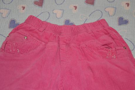 128 134 140 oteplené kalhoty manšestrové, 128