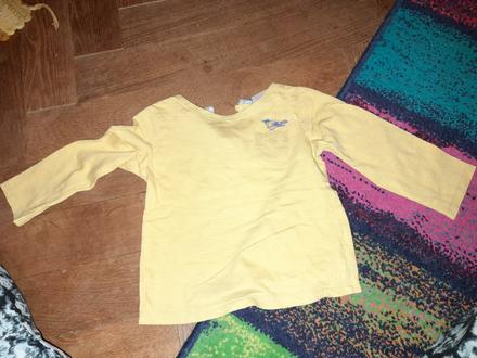 Žluté tričko s ptáčkem, 98