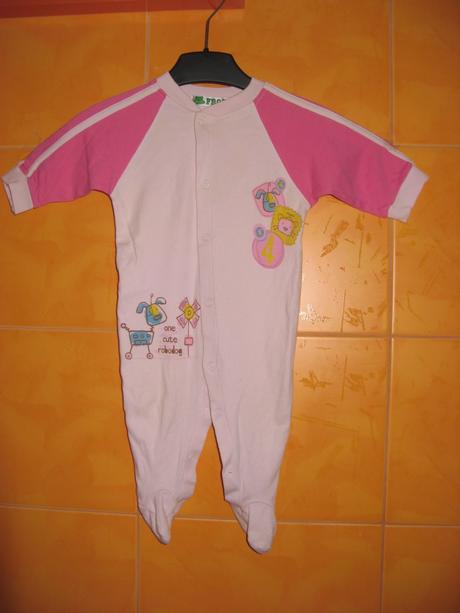 Overálek na spaní-vel.9-12 měs., frog,80