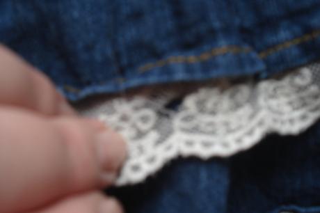 Riflová sukýnka, c&a,122