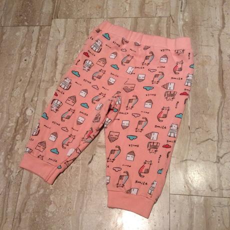 Bavlněné tepláky s kočičkami, 86