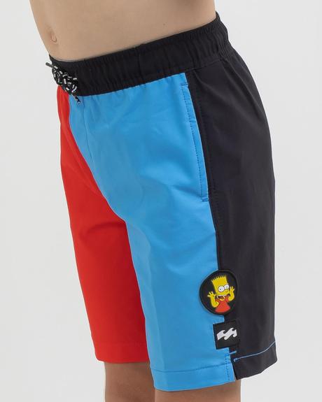 Luxusní chlapecké pružné šortky billabong simpsons, billabong,140