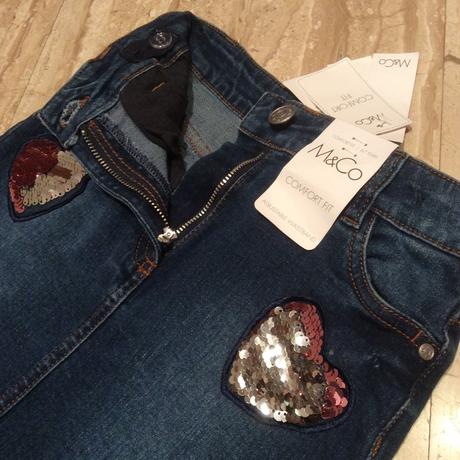 Sukně s flitrovými srdíčky zn. m&co., m&co,122