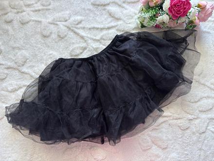 K1/ sukně černá tylová - v.cca 6/8 let, 122