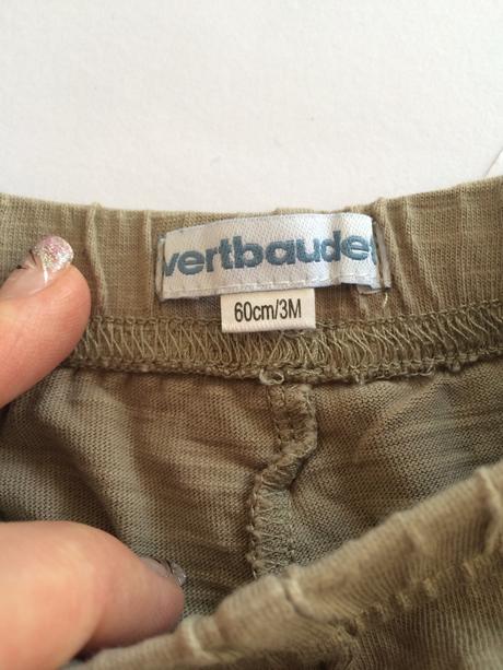 Kraťasky -v.62, vertbaudet,62