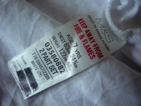 Bílé nové triko větší., marks & spencer,122