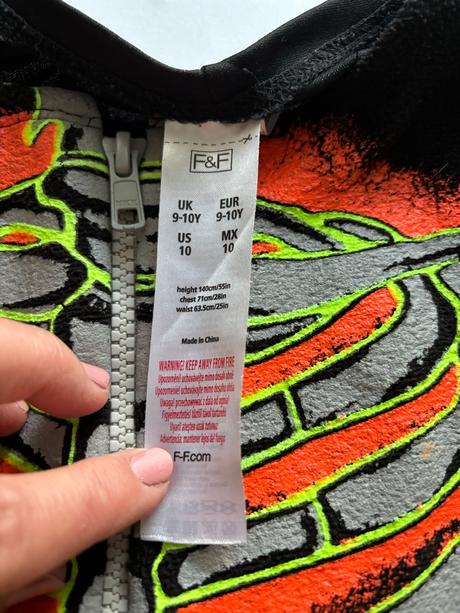 Ob/ kostým kostlivec - v.9/10 let,