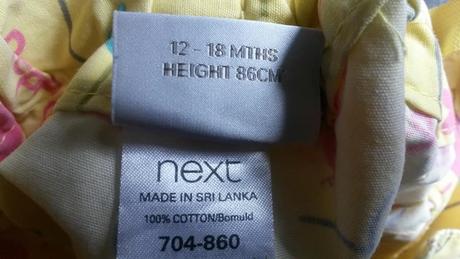 Bavlněné kraťasy peppa pig vel. 86, next,86