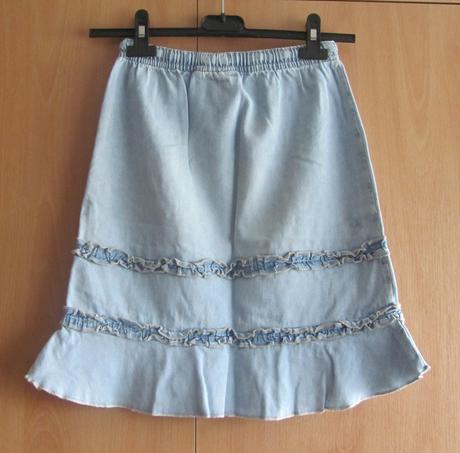 Riflová sukně, 140