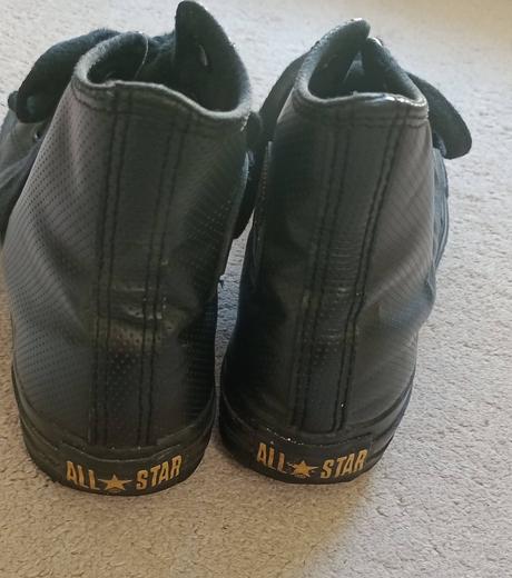 Kožené kotníkové tenisky, converse,38