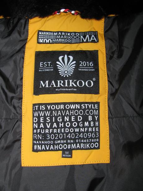 Zimní kabát s kapucí marikoo, m