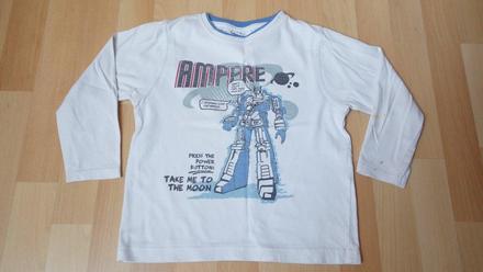 Triko s dlouhým rukávem - robot, vel. 4-5 let, dopodopo,110