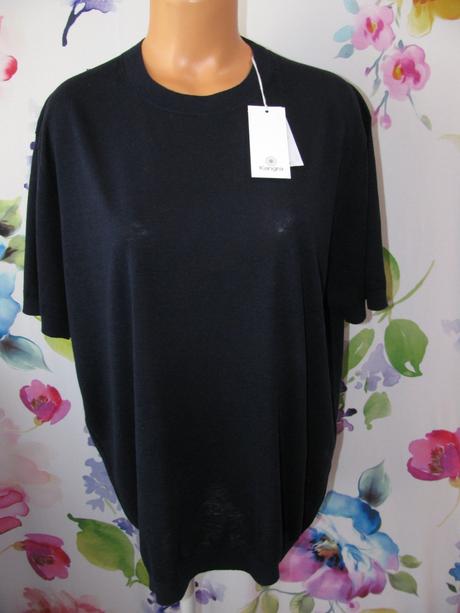 Tmavě modrá dámská halenka kangra, xxl