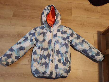Zimní bunda oboustraná, decathlon,128