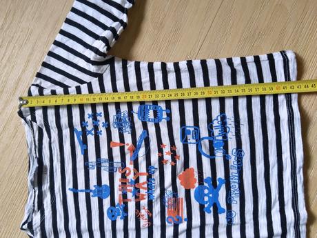 Tričko s dl. pruhované, lindex,98