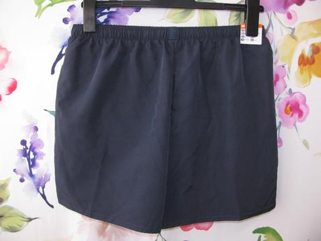 Koupací tmavě modré šortky kalenji, decathlon,m
