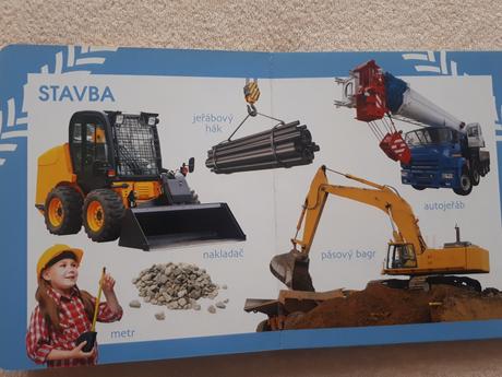 Knížka pro děti - děti poznávají - auta,