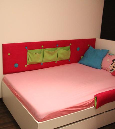 Mantinel na zeď postele lusito,