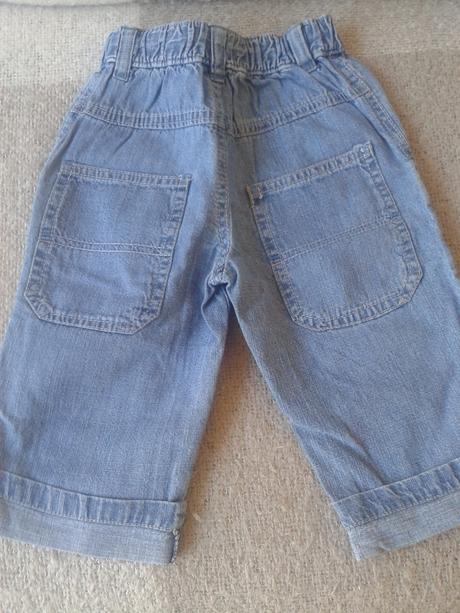 Bavlněné  rifličky zn.litle boy star, 74