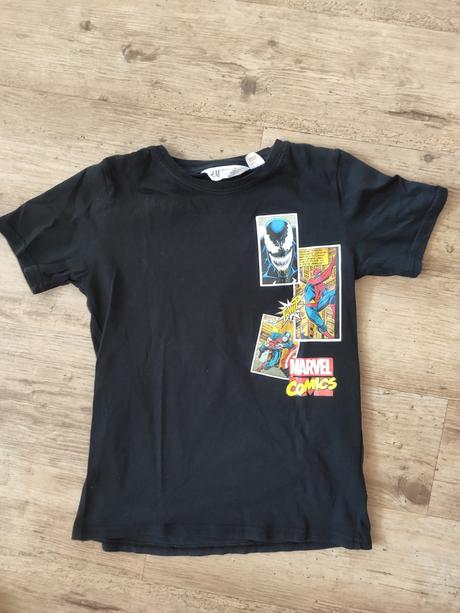 Tričko marvel 134/140, h&m,134