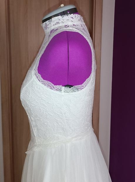 Svatební šaty s krajkou vel.32, 32