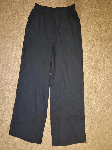 Dívčí kalhoty s širokými nohavicemi h&m vel. 158, h&m,158