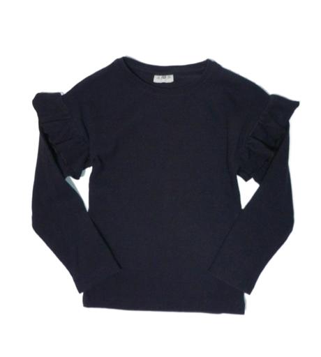 Žebrované černé tričko vel. 104, f&f,104