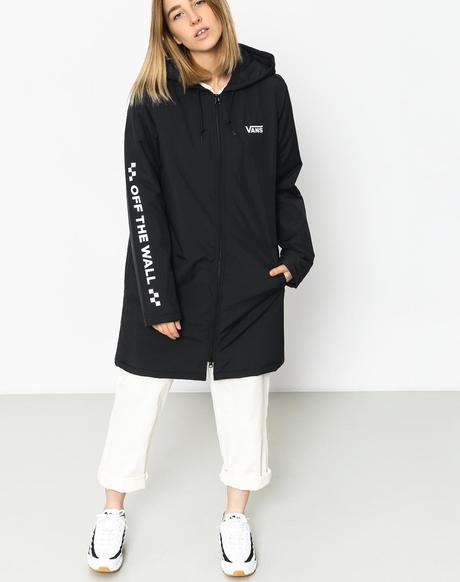 Černý kabát-bunda vans vel. m, m