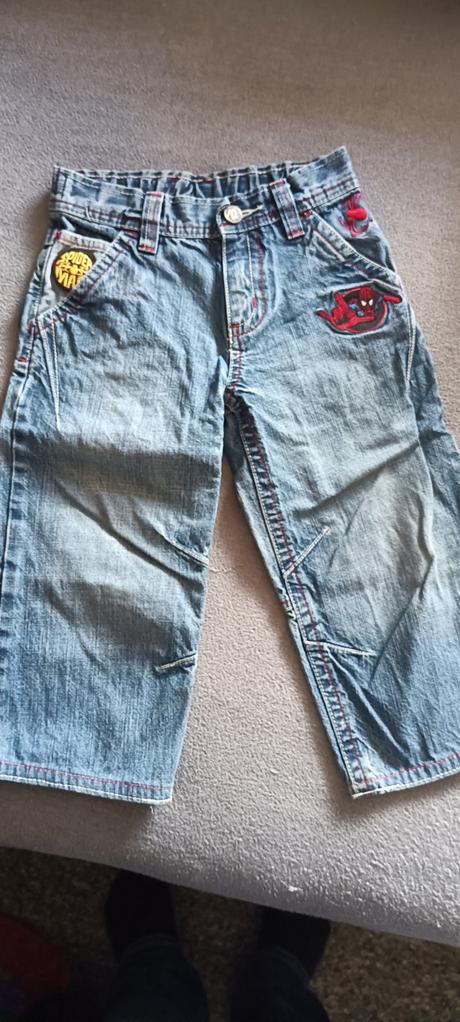 3/4 džíny spiderman, next,104