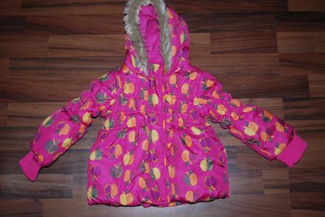 Zimní bunda s jablíčky, st. bernard,86