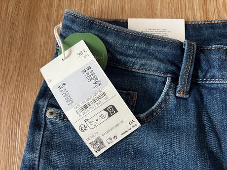 Dámské rifle - c&a, vel. 38, c&a,m