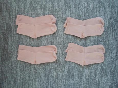 Dívčí růžové meruňkové ponožky 4 páry, 35