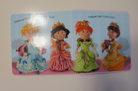 Říkanková knížka princezny - 4 ks puzzle,