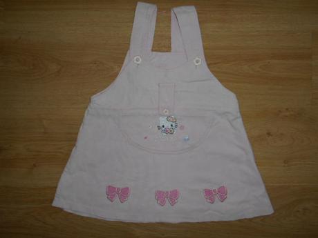 Dívčí manžestrová šatovka hello kitty vel.92/98, 92