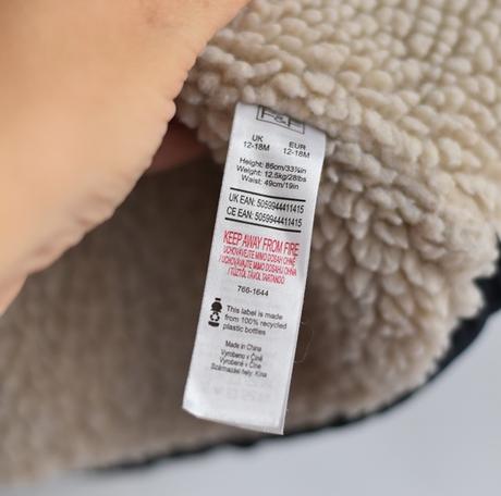 Zateplená vesta vel. 12 - 18m, f&f,86