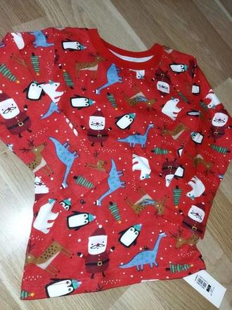 Vánoční tričko 98 st.bernard, 98