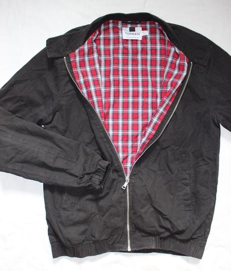 Ay25. černá bavlněná bunda vel. s, s